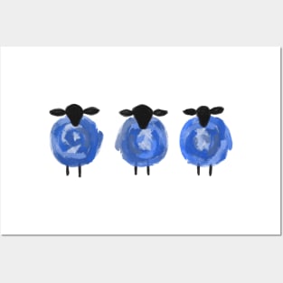 3 Sheep Posters and Art